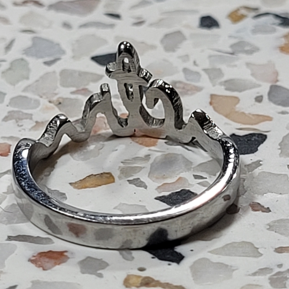 Cursive Ctr Little Ring. - image 2